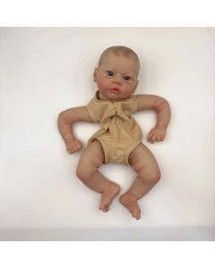 NPK 19inch Lifelike Reborn Doll kit  Evi painted Doll kit Unfinished Doll parts with Hand Painted Hair