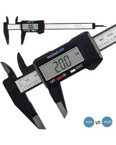 150mm 100mm Electronic Digital Caliper Carbon Fiber Dial Vernier Caliper Gauge Micrometer Measuring Tool Digital Ruler