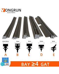 Car Wiper Rubber Strips Refill Wiper Blade Replacement Parts All Types Seasons Windshield Wiper Blades Blade Soft Car Accessorie