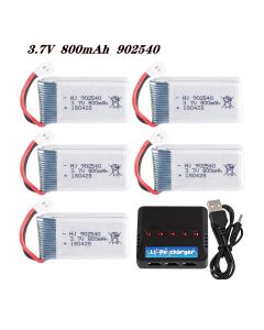 3.7V 800mAh 902540 25C Lipo Battery for SYMA X5C X5SC X5SW X5HW X5UW CX-30 TianKe M68 RC Drone Quadcopter Spare Parts