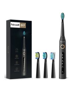 Fairywill Electric Sonic Toothbrush USB Charge FW-507 Rechargeable Waterproof Electronic Tooth Brushes Replacement Heads Adult
