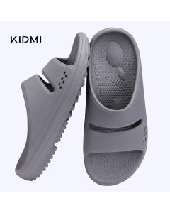 Kidmi Women Flat Sandals Women Slippers Outdoor Non-slip House Slippers Unisex Beach Slides Orthopedic Breath Soft Slippers