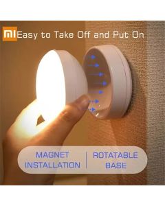 Xiaomi Night Lamp With Motion Sensor Night Light Rechargeable Wireless Led 360 Rotating Magnetic For Kitchen Room Bedside Table