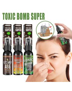 30ml Fart Gag Spray Prank Joke Plastic Stinky Gas Party Supplies Terrible Stinky Fart Spray for Adults Kids Halloween Funny Toys
