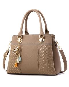 Gusure Luxury Handbag Women Crossbody Bag with tassel hanging Large Capacity Female Shoulder Bags Embroidery Tote Sac A Main