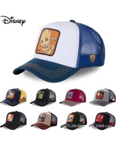Marvel Classic Movies Baseball Cap High Quality Embroidery Iron Man Groot Spiderman Peaked Cap Adjustable Anime Hat Fashion Gift