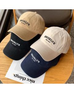 JK Korean Letters Embroidered Baseball Cap For Men Women Hip Hop Dad Trucker Visors Hat Casual Sports Running Cap Streetwear