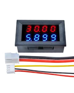 1/2Pcs DC0-100V 10A LED Digital Voltmeter Ammeter Car Motocycle Voltage Current Meter Volt Detector Tester Monitor Panel