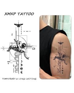 Fallen Angel temporary tattoo sticker, waterproof tattoo, lasts to 15 days fake tattoo, semi permanent tattoo Fallen Angel