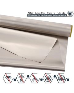 1-2m EMF Protection Fabric Anti Radiation Blocking RFIDs Signal Wifi EMI LF RF High-Shielding Conductive Fabric Cloth For Lining