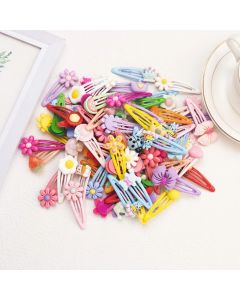 10/20Pcs/Set New Girls Cute Cartoon Hair Clips Kids Lovely Star Flower Hairpins Headband Barrettes Fashion Hair Accessories