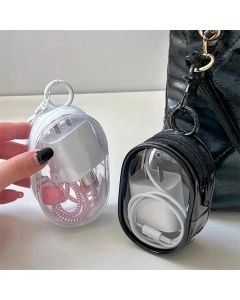 Charger Storage Case Transparent Data Cable Charger Storage Bag Waterproof Travel Organiser Charger Protective Case