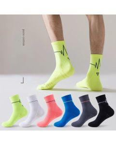 1 Pair Professional Running Socks Men's Women Marathon  Whiteline Cycling Socks Men Lady Sport Running  Sports Socks