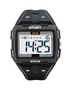 TPW Oversized Digital Watch Big Numbers Easy to Read 5ATM Water Resistant
