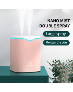 2000ml Large Capacity Dual Spray Humidifier Usb Home Silent Water Replen one Sprayisher 2L Air Purifier Water Diffuser Office