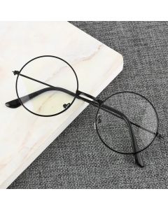 Men And Women Retro Round Blue Light Computer Mirror Reading Playing Games Eye Protection Decorative Glasses