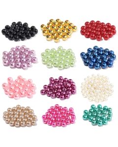 50-1000pcs/Lot  Round ABS Imitation Pearl Beads Loose Beads Plastic Acrylic Spacer Bead For Jewelry Making Diy Bracelet Necklace