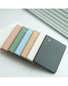 Pure Chic Passport Wallet Faux Leather Lightweight Waterproof Rfid Blocking Slim Vaccine Card Holder Travel Essentials