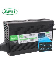 33.6V 10A Charger Li-ion Battery Smart Charger Usd For 8S 29.6V Li-ion Battery OLED Display Fast Charger