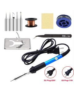Adjustable Temperature Electric Soldering Iron 60W Electric Soldering Iron Welding Solder Repair Tool (Note Your Local voltage)
