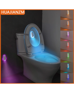 Toilet Night Light Motion Sensor Light Toilet Bowl Light RGB 7Color Changing For Bathroom Decoration LED Rechargeable LED Light