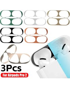 Dust-proof Sticker for Apple AirPods Pro Ultra-Thin Metal Dust Guard Protective Earphone Film for AirPods Pro 2 Cleaning Sticker