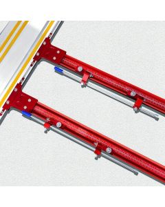 Repeat-Cutting Parallel Rail Guide System -Circular Saw Track Set Fixed Guide Rail Bracket -Aluminium Track Saw Rail Angle Clamp