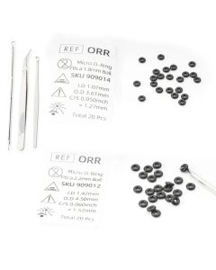 Micro Replacement O Ring Kit, for Sterngold Mini Implant Fits a 2.2mm 1.8mm Ball Housing
