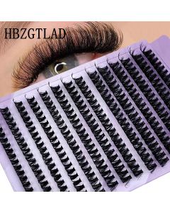 280 Bundles 60D/80D Mink Eyelashes 0.05mm Thin Eyelash Extension 3D Russia Volume Individual Eyelash Cluster Makeup Black Lashes