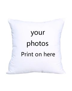 Customized Cushion Cover Design Decorative Pillows Print  Pet Wedding Personal Life Photos Gift Linen Square Printing Almofadas