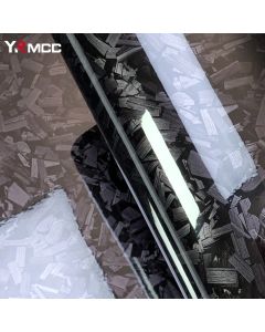 Carbon Fiber Film Glossy Black Car Body Film Forged Carbon Fiber Vinyl Wrap Film Self Adhesive Decal Sticker for Car Accessories