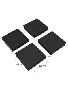 4Pcs Square Anti Vibration Pad Washing Machine Shock Pad Multifunctional Anti Vibration Mat Non-slip Mat Stand Refrigerator