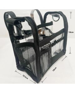 Clear Toiletry Bag Large Clear Makeup Bag Professional Travel Cosmetic Bag, Makeup Artists Bag for Bathroom Office Home
