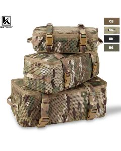 KRYDEX Tactical Modular Pouch Set Outdoor Backpack Organizer Travel Suitcase Packing Cubes Hunting Gear