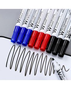 4/10 Pcs Set Erasable Magnetic Whiteboard Marker Pen Blackboard Marker Chalk Glass Ceramics Office School Art Marker Stationery