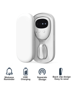 Wireless Bedwetting Alarm Pee Alarm with Receiver for Boys Grils Kids Potty Training Elder Care 10-20M Range Vibration Reminding